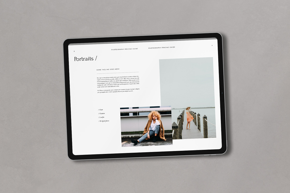 Photography Pricing Guide, a Magazine Template by Eternel Design Studio (Photo 5 of 10)