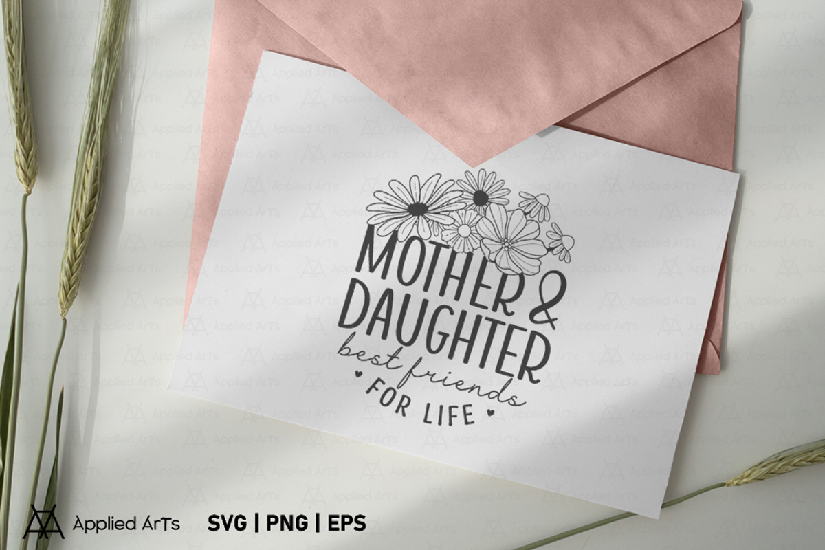 Mother and Daughter Best Friend SVG, a Graphic by Applied Arts (Photo 2 of 12)