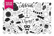 Celebrate Font & Graphics Pack, a Script Font by Callie Rian & Co. (Thumbnail 10 of 14)