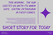 Berkin Blur, a Sans Serif Font by Craft Supply Co. (Thumbnail 2 of 8)