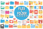 Essential Files and Folders Icons., an Illustration by Vector Portal (Thumbnail 1 of 5)