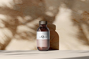 Amber Glass Medicine Bottle Mockup, a Cups & Container Mockup by pmvch (Thumbnail 10 of 10)