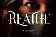 Reathe Elegant Serif Font, a Serif Font by Graphicxell (Thumbnail 1 of 8)