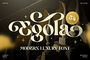 Egola - Elegant Luxury Font, a Serif Font by Sensatype (Thumbnail 1 of 12)