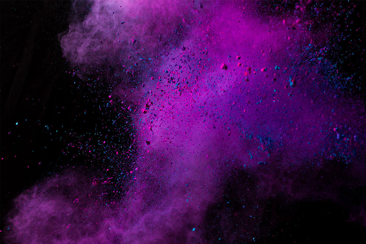 Holi Color Powder Dust Textures, a Texture Graphic by Fox & Bear