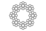 Decorative geometric ornament, a Decorative Illustration by RODINA (Thumbnail 1 of 3)