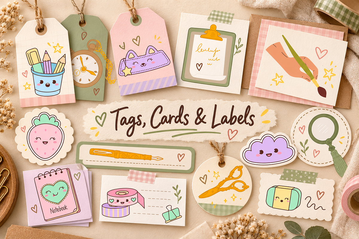 Planner & Stationery Clipart, an Education Illustration by Anna Studio (Photo 11 of 11)