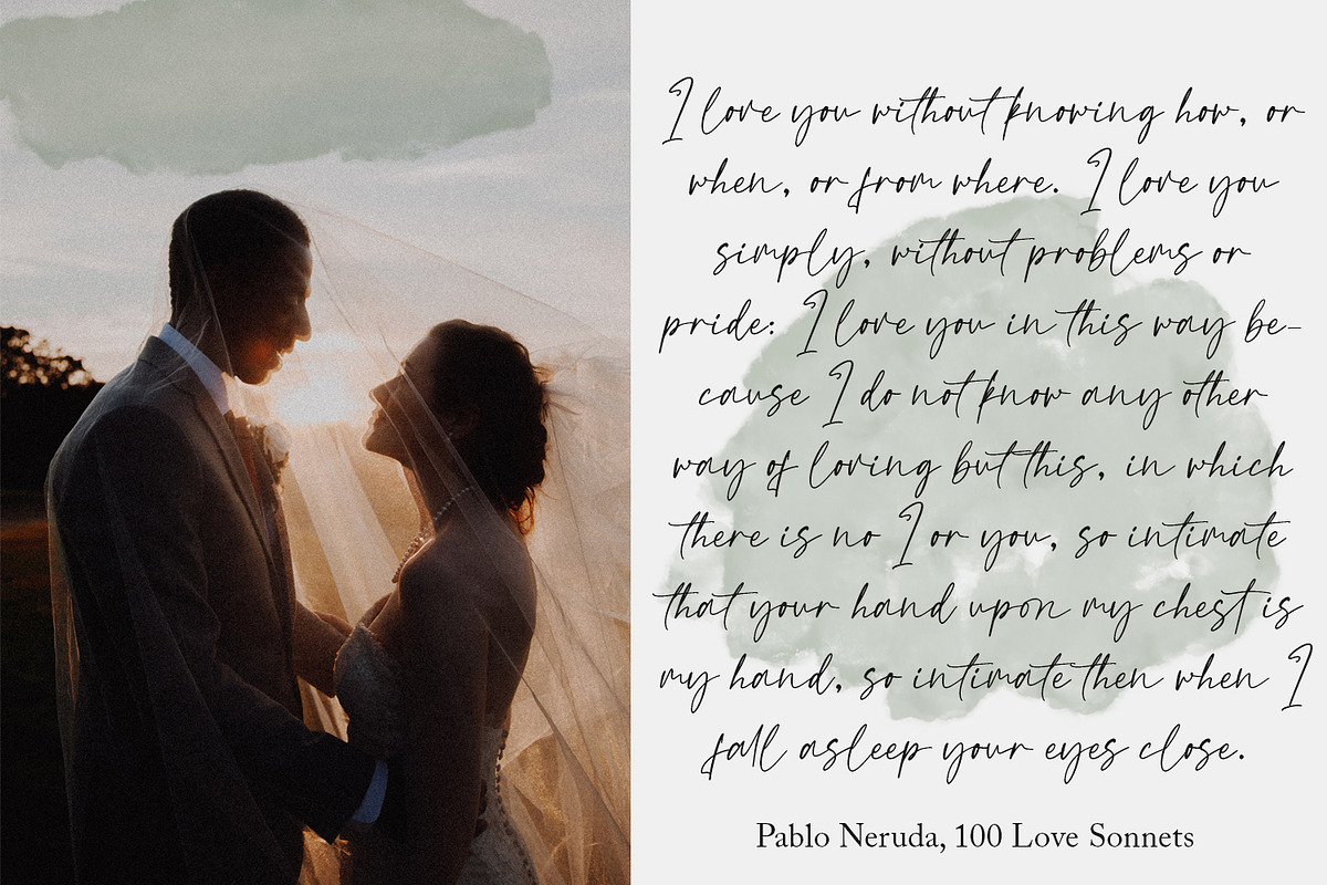 Borderline - Calligraphy Font preview 2
