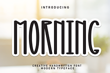 Morning | Script Font