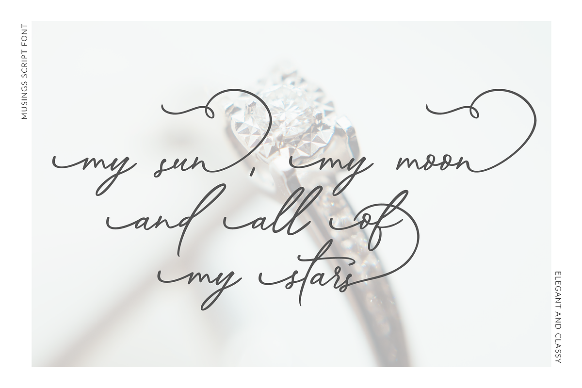 Musings Script Font preview 4