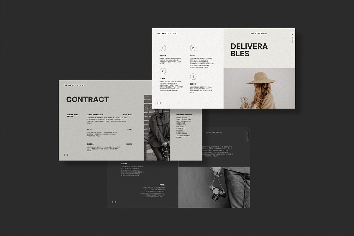 Brand Proposal Template, a Presentation Template by GoldenPixelStudio (Photo 3 of 10)