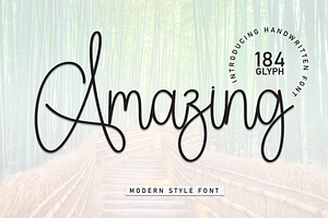 Amazing Script Font