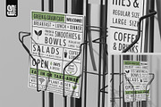 Wire Display with Flyer Mockup, an Advertising Mockup by SD Mockup (Thumbnail 1 of 3)