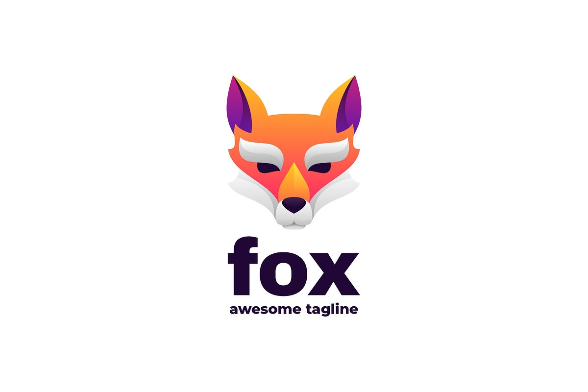 Fox Gradient Colorful Logo, a Branding & Logo Template by Artnivora.Std
