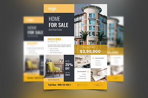 Home For Sale Flyer Design Template