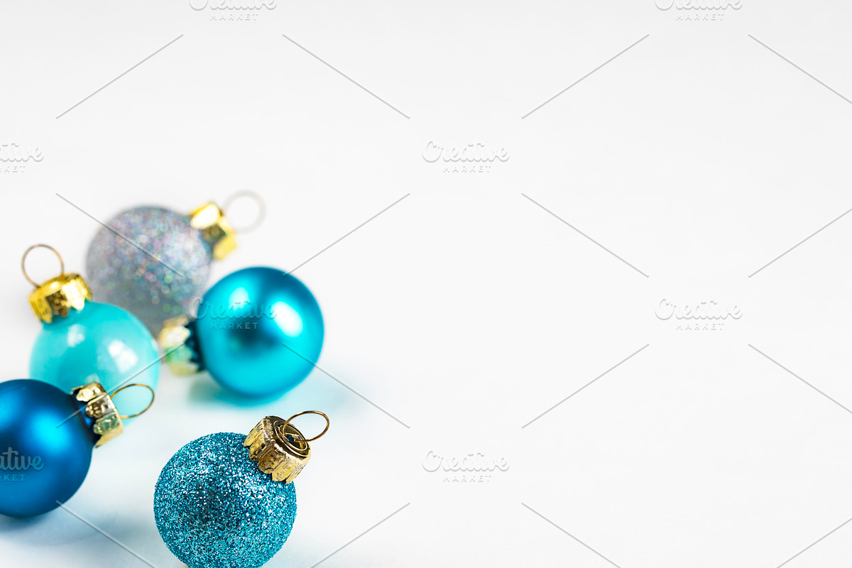 Blue & Silver Christmas Ornaments, a Holiday Photo by kissandmockup (Photo 2 of 2)