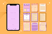 10 Organic Planners Canva Templates, a Templates & Theme by TemplateCastleStore (Thumbnail 2 of 9)