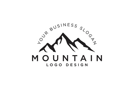 Mountain Logo Design, a Branding & Logo Template by FransiskaDesign