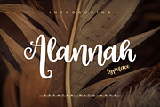 Alannah Script Font, a Script Font by pixelbuddha.net (Thumbnail 1 of 6)