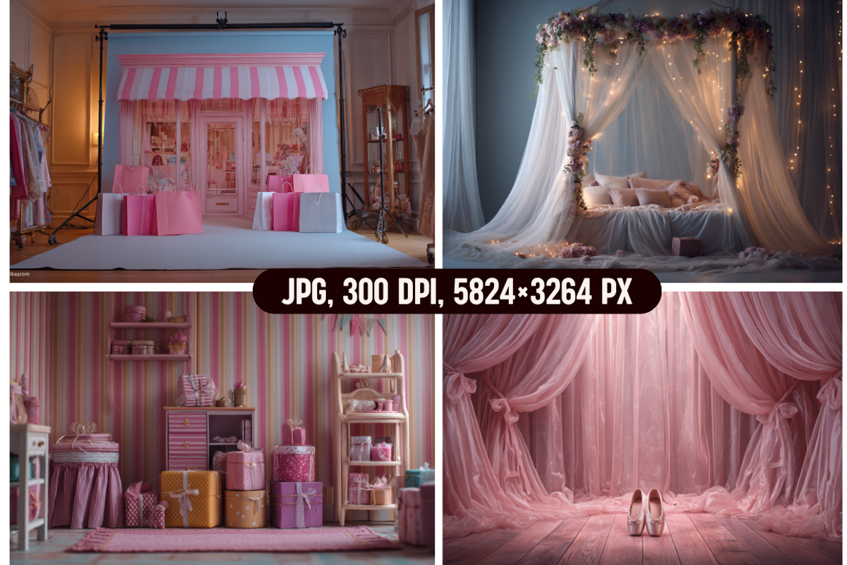 Birthday Girl-themed Photo Backdrops, a Background Graphic by PrintHaven Designs (Photo 5 of 12)