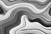 Black and white trippy wave patterns, a Pattern Graphic by Shahjahangdb1 (Thumbnail 4 of 7)
