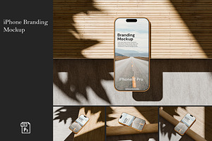 Realistic iPhone Mockup For Branding, an iPhone Mockup by SimpangGraphics