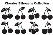 Cherry Stem Silhouette Set, an Object Graphic by Designer_Momina (Thumbnail 1 of 3)