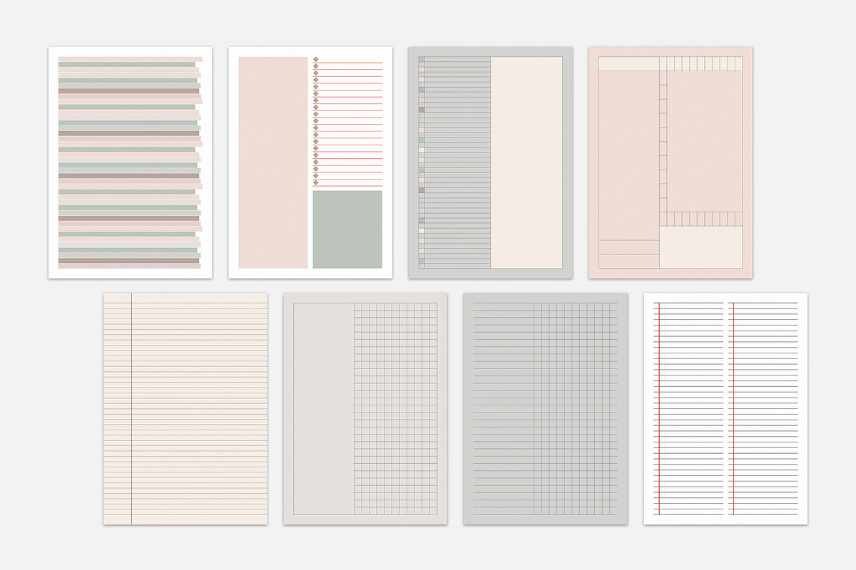 100+ Notes Template Bundle Pack, a Stationery Template by MNT-Creator