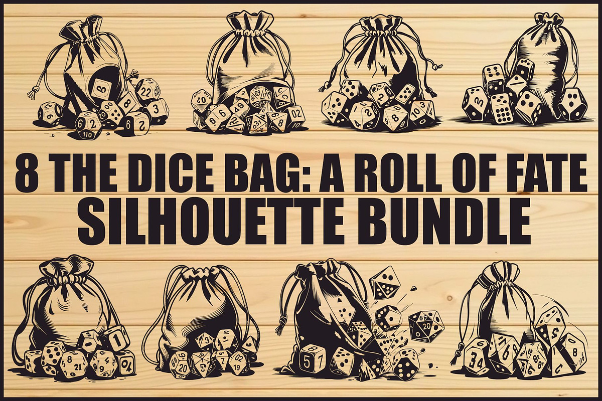 Dice Set Clipart Collection, an Illustration by musafir_fashion (Photo 1 of 9)