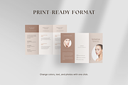 Esthetician/Skincare Clinic Brochure, a Brochure Template by batang (Thumbnail 2 of 4)