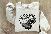 Retro Cosmic Cowgirl PNG, Western, an Illustration by SharpMarketplace (Thumbnail 8 of 9)