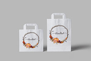 Thankful Thanksgiving Wreath Art, a Decorative Illustration by Chloe's Illustrations (Thumbnail 3 of 5)