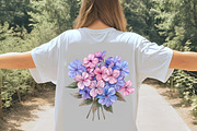 watercolor phlox cluster flowers, an Illustration by GatewayDesign (Thumbnail 6 of 9)