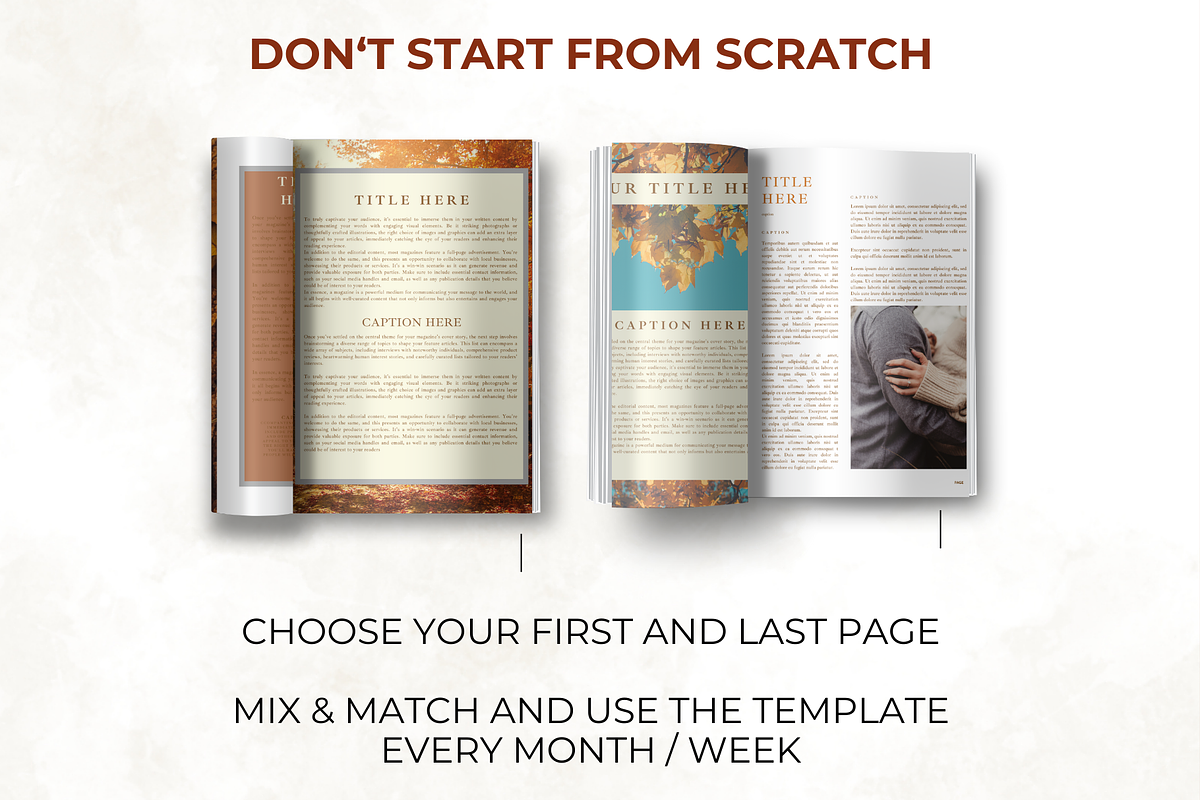 Autumn Newsletter Template 50 Pages, a Marketing Template by Digital By Nikoleta (Photo 5 of 10)