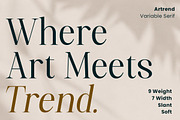 Artrend, a Serif Font by Propertype (Thumbnail 15 of 15)