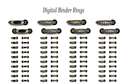 Luxury Gold Digital Binder Rings, an Object Graphic by 3PointsCreative (Thumbnail 2 of 6)