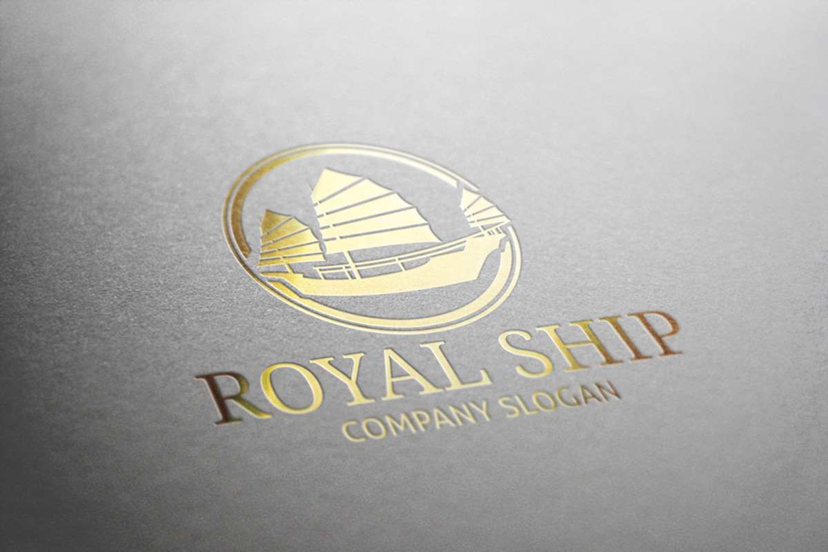 Royal Ship Logo, a Branding & Logo Template by Vectorwins Premium Shop