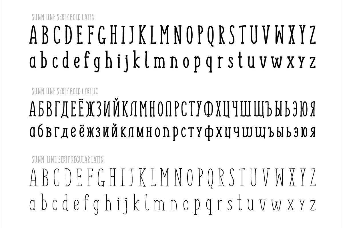 SUNN Line Serif Extended Font, a Serif Font by Wild Ones (Photo 2 of 7)