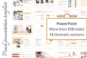 Peach presentation template, a Presentation Template by KaluginaWEB (Thumbnail 1 of 12)