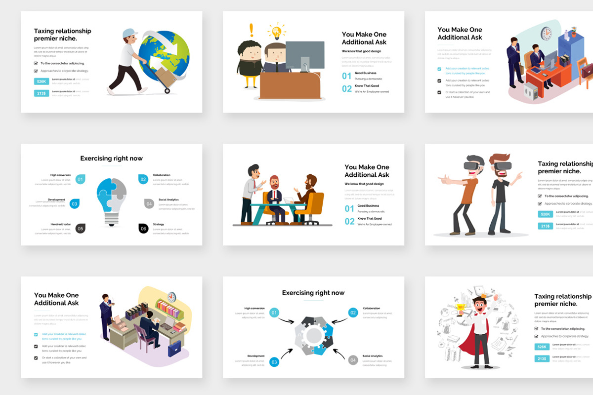 Rexio Creative Powerpoint Template, a Presentation Template by One Percent Studio (Photo 10 of 19)