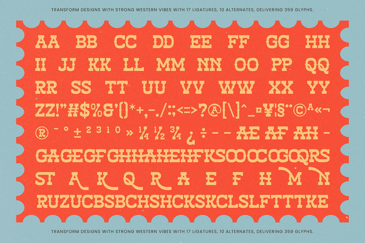 Alchemy Rustic Western Serif Font, a Slab Serif Font by timelesstype.co (Photo 15 of 15)
