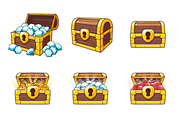 Coins, Gems & Lives - Chest Icons, an Illustration by wowu (Thumbnail 3 of 3)