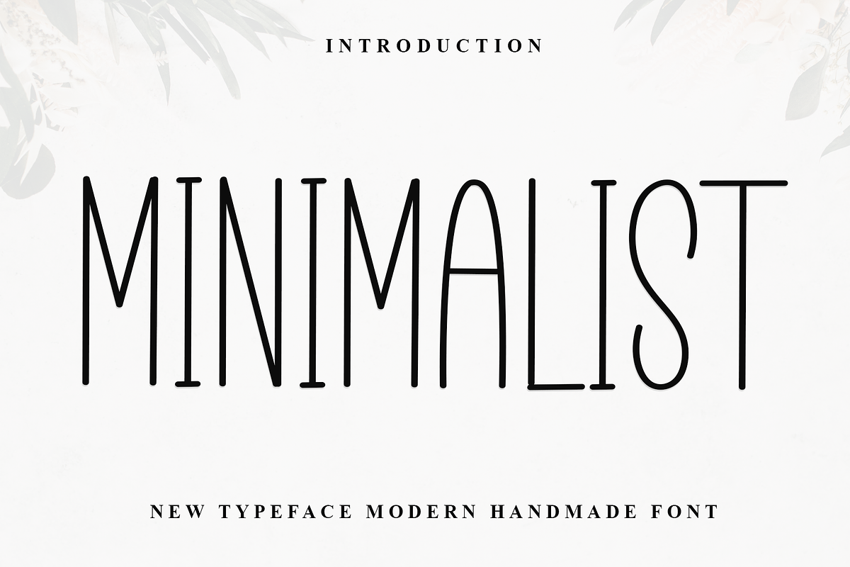 Minimalist, a Handwritten Font by InermediaSTUDIO (Photo 1 of 8)