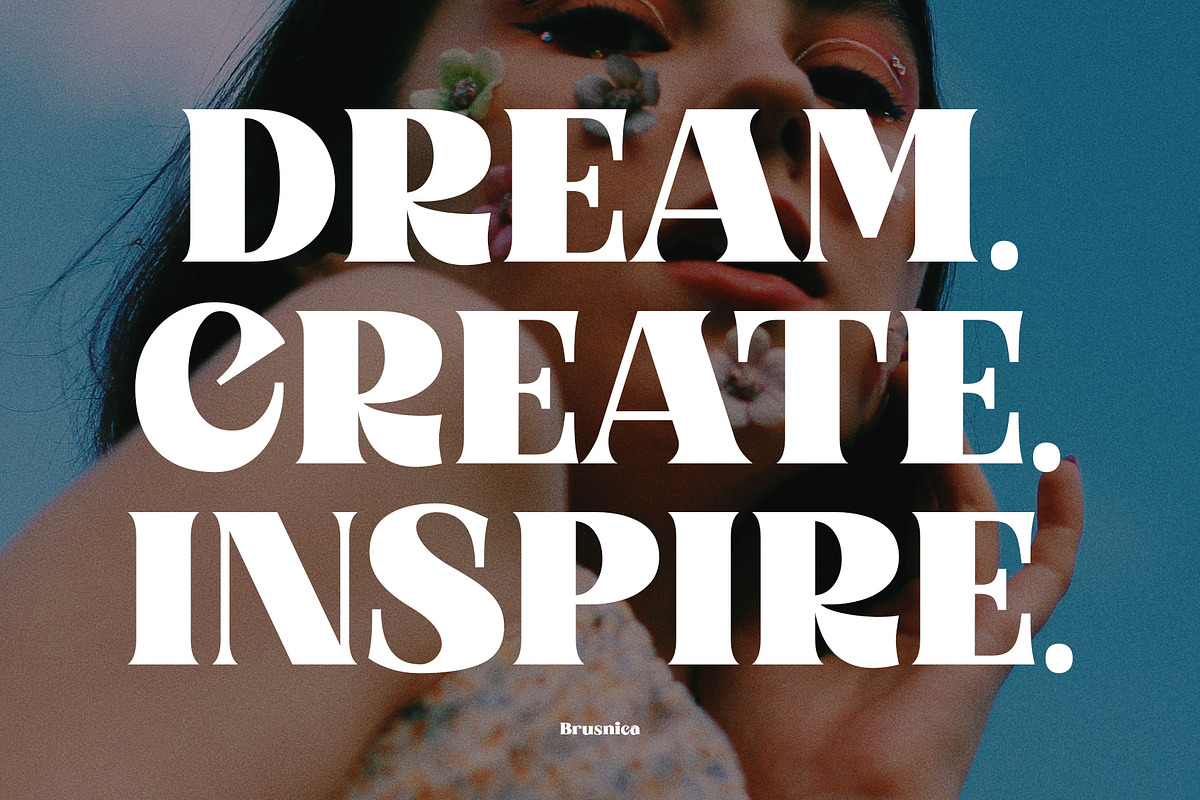Brusnica - Retro Serif Font, a Serif Font by BilberryCreates (Photo 3 of 17)