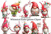 Whimsical Easter gnome Clipart, an Illustration by Designworld (Thumbnail 1 of 7)