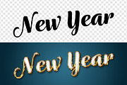 New Year Text Effect, a Layer Style Add-On by studiogstock (Thumbnail 2 of 2)
