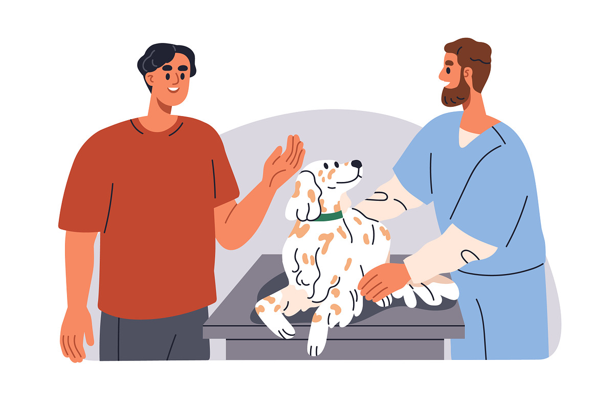 Pet care. Cats and dogs services set, an Animal Illustration by Good Studio (Photo 5 of 11)