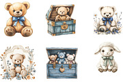 Boho Cute Animals Clipart, a Seasonal Illustration by Designking (Thumbnail 4 of 5)