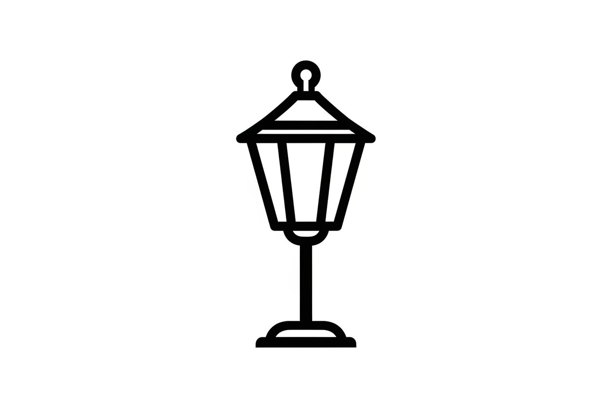 Vintage Street Lantern Silhouette Bu, an Illustration by hafijul (Photo 48 of 51)