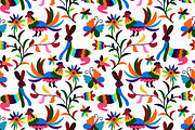Otomi styled seamless patterns, a Pattern Graphic by alexmakarova (Thumbnail 2 of 4)
